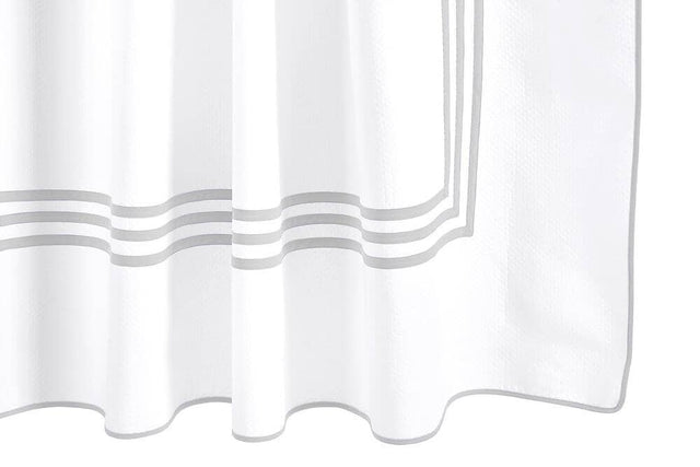 Matouk Newport Sterling Shower Curtain at Fig Linens and Home