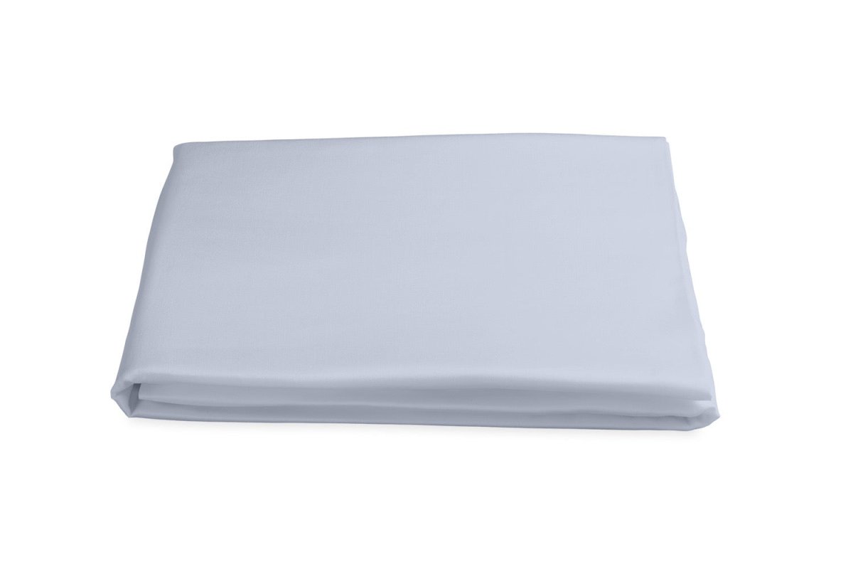 Matouk Nocturne Fitted Sheets by Matouk - Queen Fitted 17" Pocket Blue at FIG LINENS AND HOME - 7