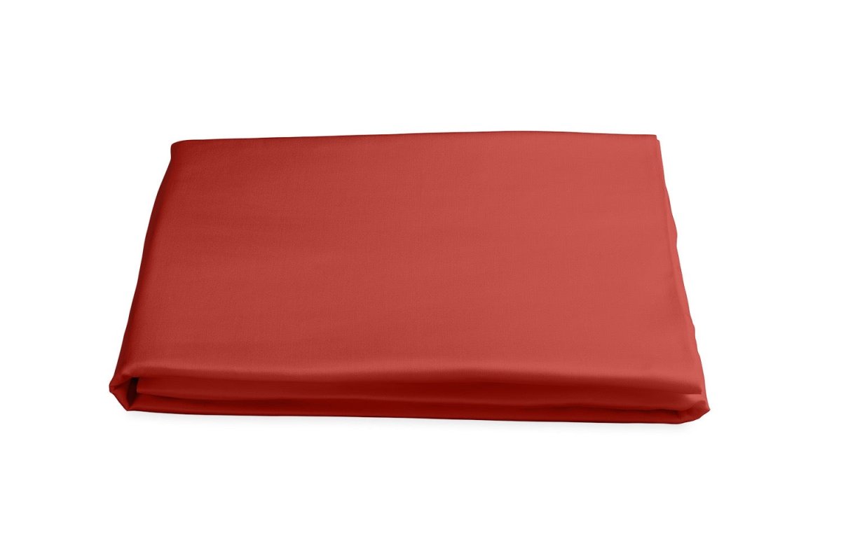 Matouk Nocturne Fitted Sheets by Matouk - Queen Fitted 17" Pocket Coral at FIG LINENS AND HOME - 12