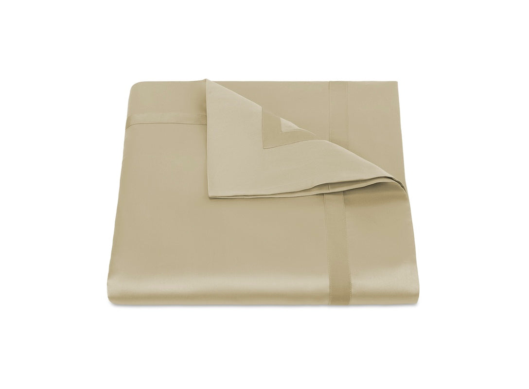 Matouk King Duvet Cover - Nocturne Sateen Champagne Bedding at Fig Linens and Home