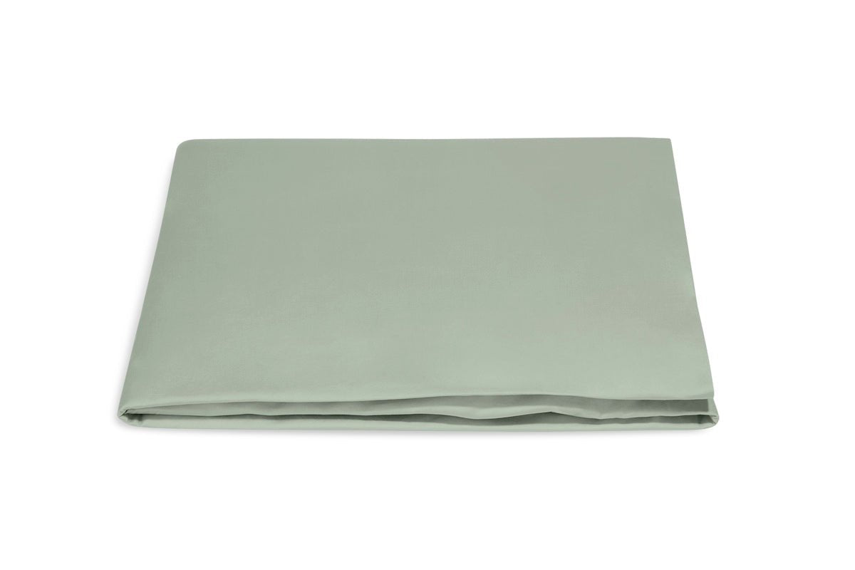 Fitted Sheet - Nocturne Celadon Sateen Bedding at Fig Linens and Home