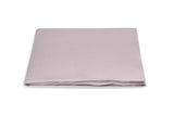 Matouk Fitted Sheet - Nocturne Sateen Cotton Bedding in Deep Lilac at Fig Linens and Home