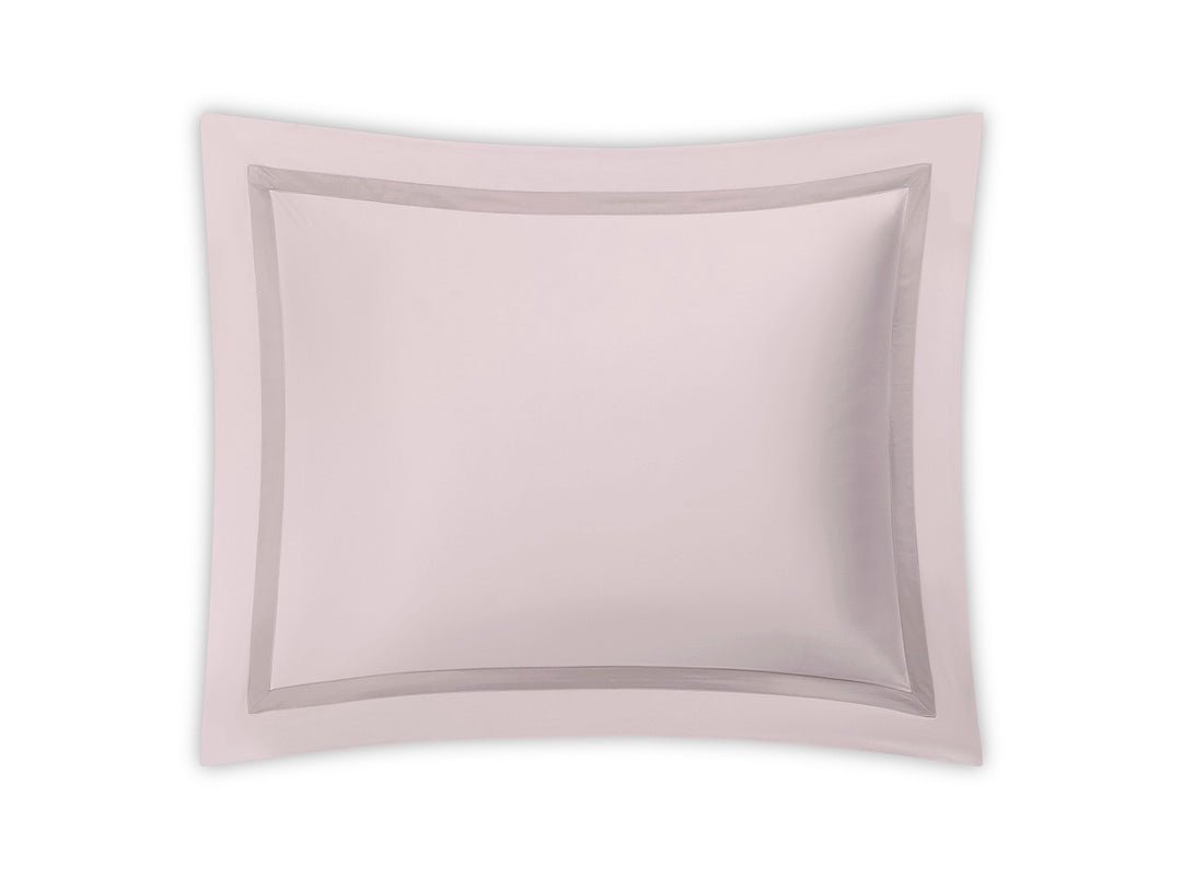 Matouk Pillow Sham - Nocturne Sateen Cotton Bedding in Deep Lilac at Fig Linens and Home