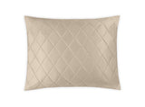 Matouk Pillow Sham - Nocturne Quilt in Khaki at Fig Linens and Home