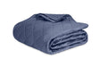 Matouk Coverlet - Nocturne Quilt in Steel Blue at Fig Linens and Home