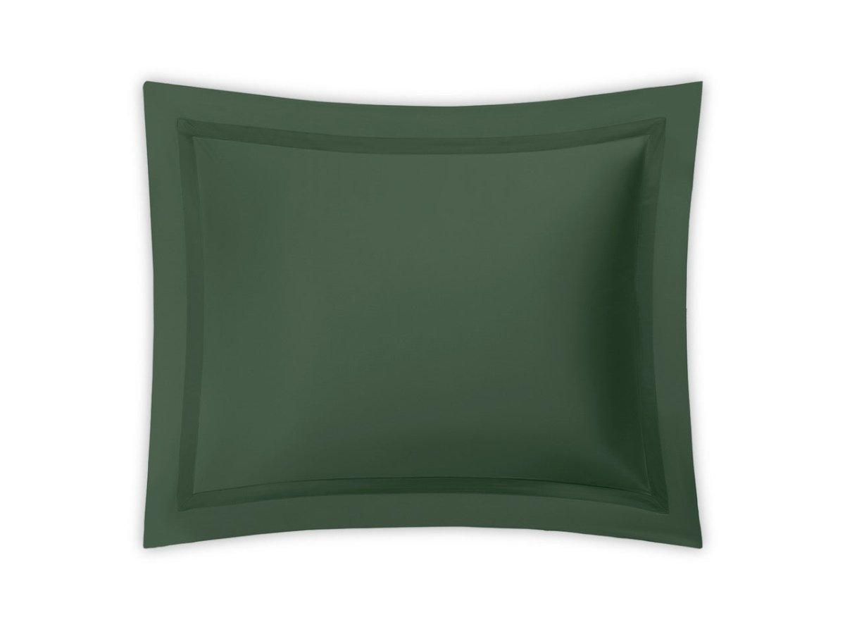 Pillow Sham - Matouk Nocturne Green Bedding at Fig Linens and Home