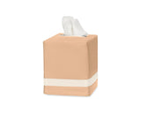 Tissue Box Cover - Matouk Nocturne Ambrosia and Ivory TBC - Fig Linens and Home