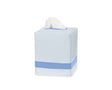 Tissue Box Cover - Matouk Nocturne Blue and Azure TBC - Fig Linens and Home