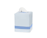 Tissue Box Cover - Matouk Nocturne Blue and Azure TBC - Fig Linens and Home