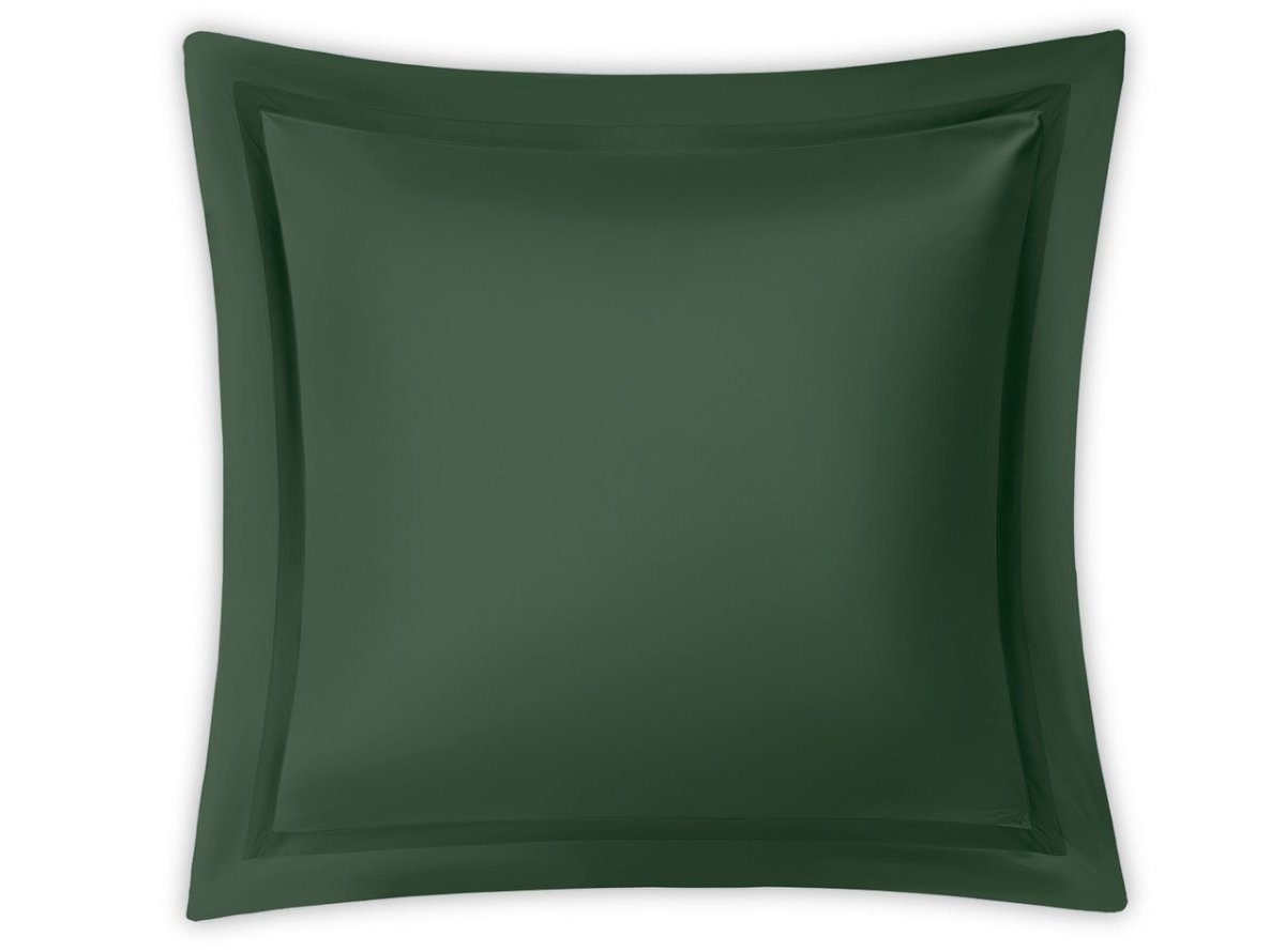 Euro Square Sham - Matouk Nocturne Green Bedding at Fig Linens and Home