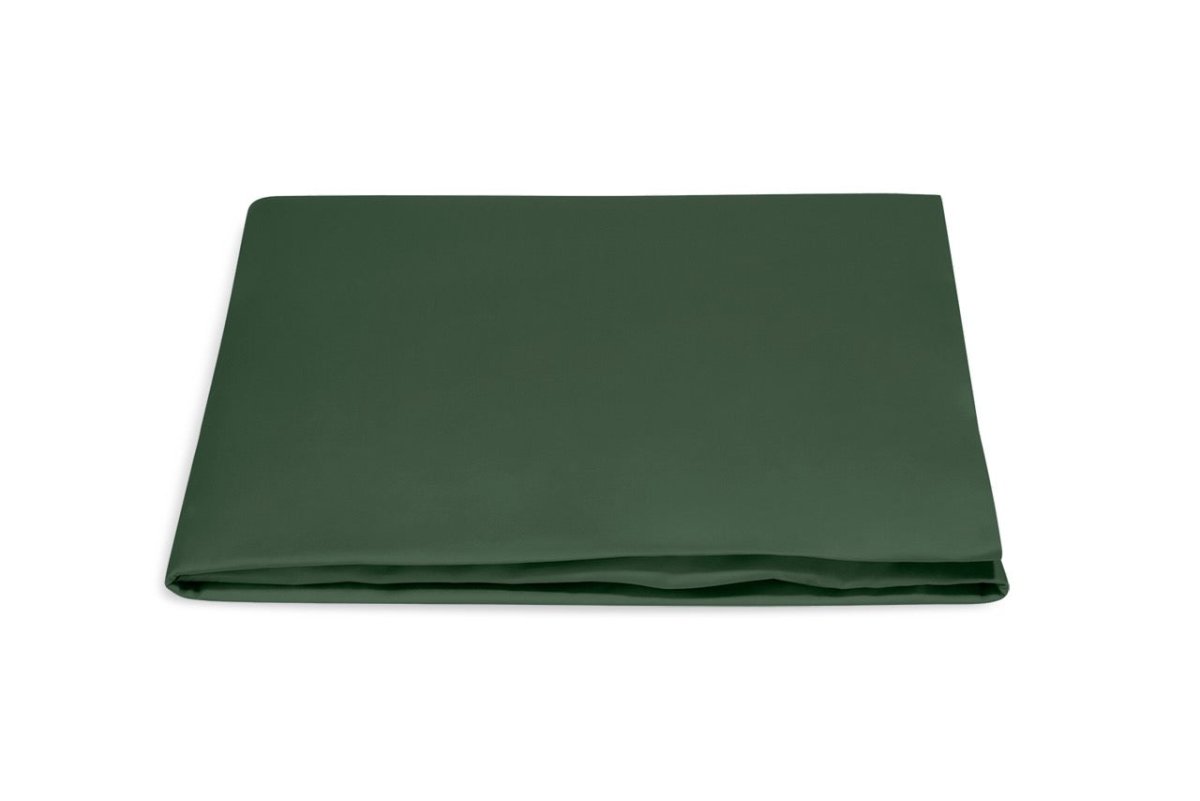 Fitted Sheet - Matouk Nocturne Green Bedding at Fig Linens and Home