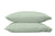 Pillowcases - Matouk Nocturne Sateen Bedding in Opal at Fig Linens and Home