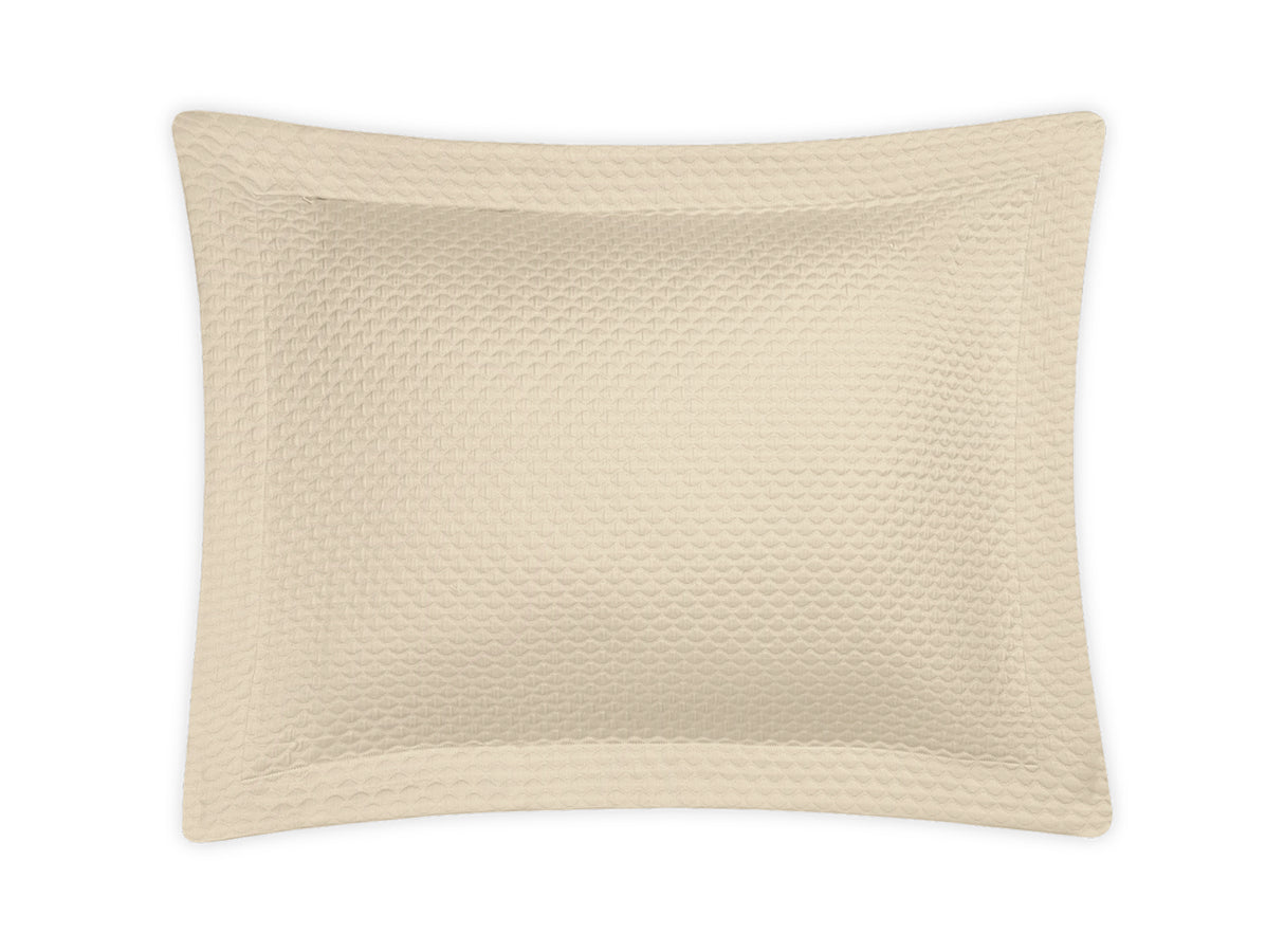 Pillow Sham - Perla Sham by Matouk in Almond at Fig Linens and Home