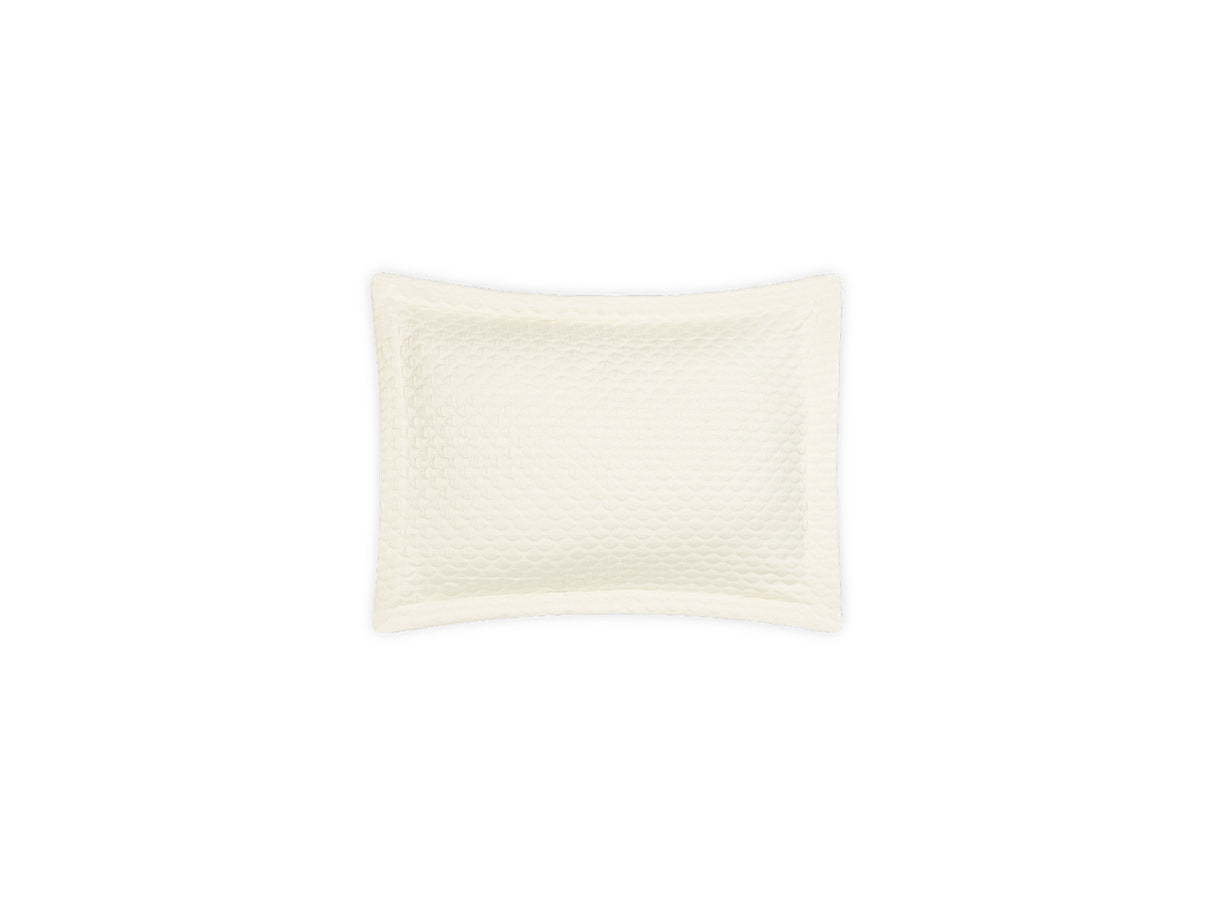 Boudoir Sham - Perla Sham by Matouk in Ivory at Fig Linens and Home