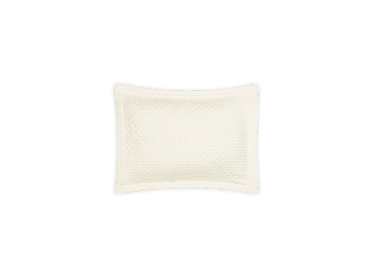 Boudoir Sham - Perla Sham by Matouk in Ivory at Fig Linens and Home