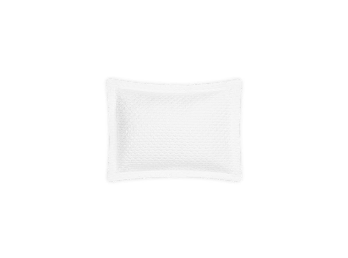 Boudoir Sham - Perla Sham by Matouk in White at Fig Linens and Home