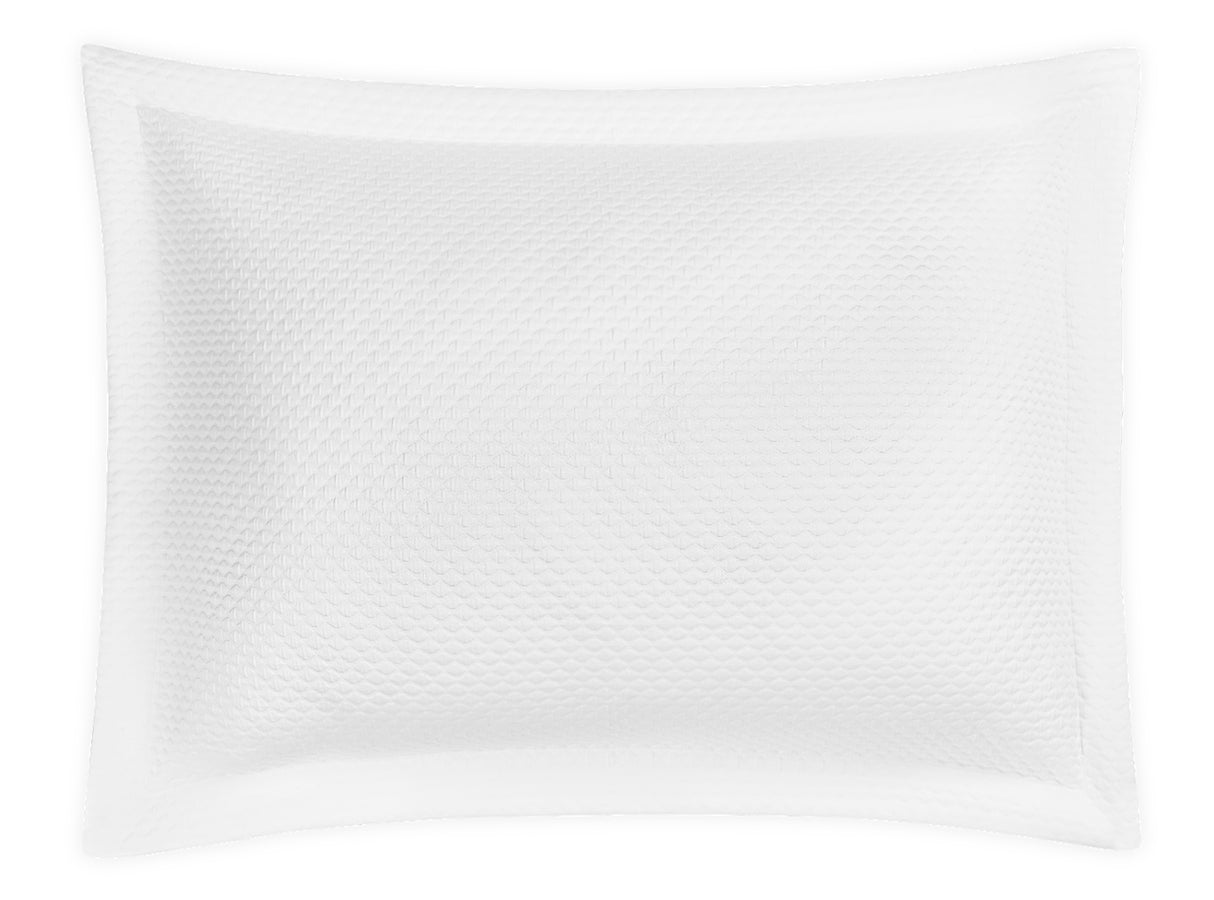 Oversized Euro Sham - Perla Sham by Matouk in White at Fig Linens and Home