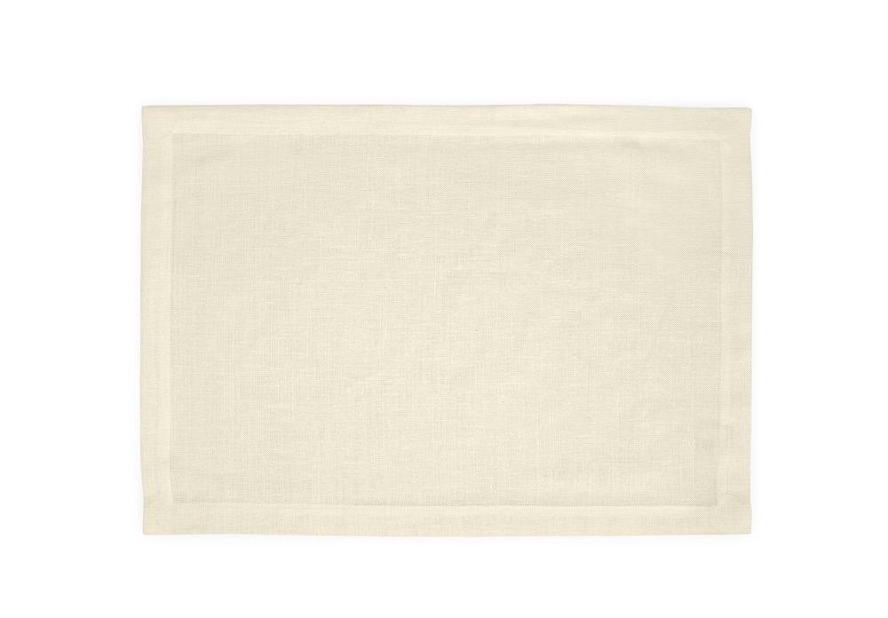 Chamant Ivory Placemats | Matouk at Fig Linens
