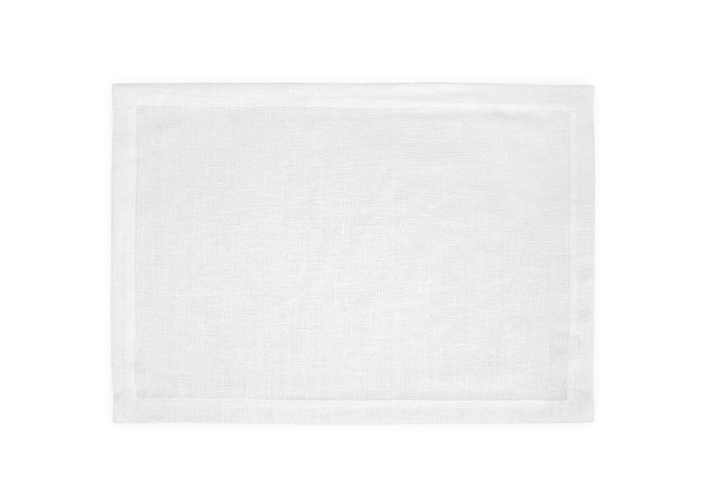 Chamant White Placemats | Matouk at Fig Linens