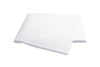 Flat Sheet - Matouk Positano Hemstitch White Bedding at Fig Linens and Home - Key Largo