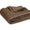 Quilted Coverlet - Matouk Basketweave Mocha - Fig Linens and Home