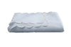 Savannah Gardens Oblong Light Blue Tablecloth | Matouk Washable Table Cloths at Fig Linens and Home