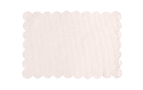 Matouk Savannah Gardens Oblong Rectangle Placemats Pink at Fig Linens and Home