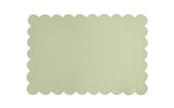 Matouk Savannah Gardens Oblong Rectangle Placemats Spring Green at Fig Linens and Home