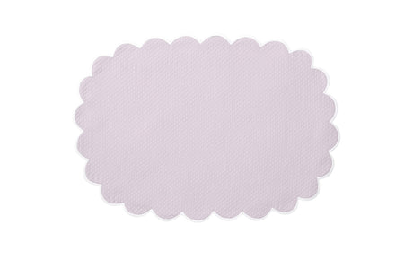 Matouk Savannah Gardens Oval Placemats Violet at Fig Linens and Home