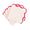 Matouk Napkins - Scallop Edge Napkin in Pink with Azalea Tape - Fig Linens and Home