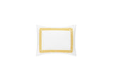 Boudoir Sham - Matouk Schumacher Astor Braid Lemon Yellow Bedding - Fig Linens and Home