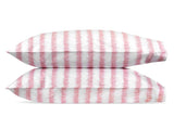 Attleboro Pink Coral Pillowcases | Matouk at Fig Linens and Home