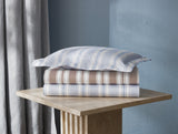 Elio Stripe Bedding by Matouk Schumacher at Fig Linens and Home - Stack 1