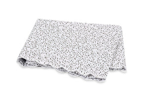 Flat Sheet - Celine Charcoal Bedding by Matouk Schumacher 