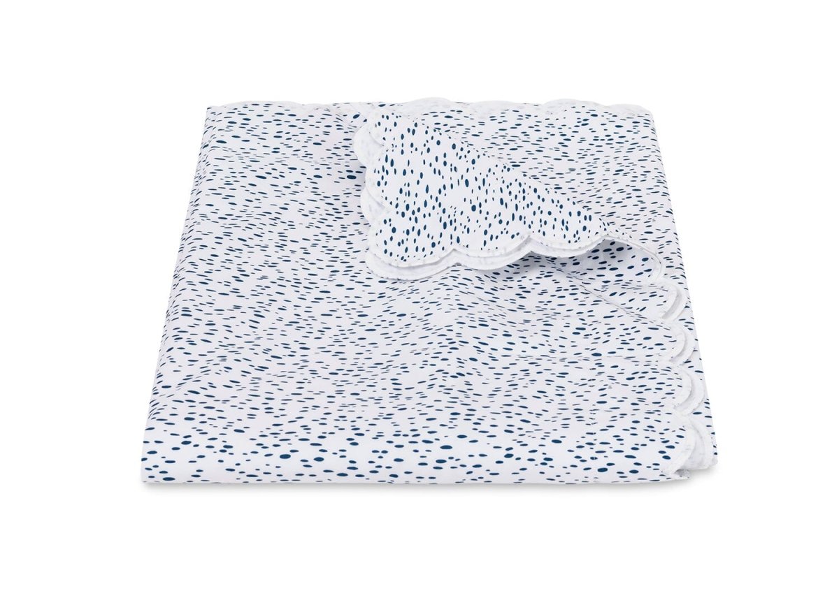 Duvet Cover - Celine Prussian Blue Bedding by Matouk Schumacher