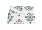 Dalila Duvet Cover in Mineral Blue | Matouk Schumacher Cotton Percale Bedding at Fig Linens and Home