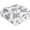 Dalila Quilted Coverlet in Mineral Blue | Matouk Schumacher at Fig Linens and Home