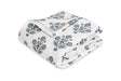 Dalila Quilted Coverlet in Mineral Blue | Matouk Schumacher at Fig Linens and Home