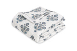 Dalila Quilted Coverlet in Mineral Blue | Matouk Schumacher at Fig Linens and Home