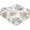 Dalila Quilted Coverlet in Pebble | Matouk Schumacher at Fig Linens and Home