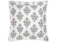 Dalila Mineral Blue European Square Pillow Sham | Matouk Schumacher at Fig Linens and Home