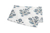 Dalila Mineral Blue Flat Sheet by Matouk Schumacher at Fig Linens and Home