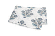 Dalila Mineral Blue Flat Sheet by Matouk Schumacher at Fig Linens and Home