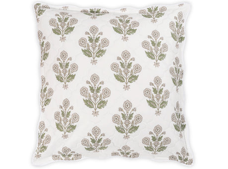 Dalila Quilted Pebble European Square Pillow Sham | Matouk Schumacher at Fig Linens and Home