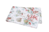 Flat Sheet - Matouk Schumacher Del Tesoro Coral Bedding at Fig Linens and Home