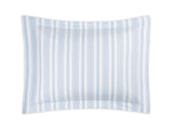 Pillow Sham - Elio Stripe Bedding in Blue | Matouk Schumacher at Fig Linens and Home