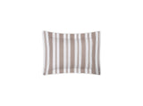 Boudoir Sham - Elio Stripe Bedding in Mocha | Matouk Schumacher at Fig Linens and Home
