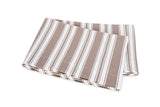 Flat Sheet - Elio Stripe Bedding in Mocha | Matouk Schumacher at Fig Linens and Home