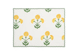Placemats - Matouk Schumacher Gisele Marigold Yellow Table Linens at Fig Linens and Home