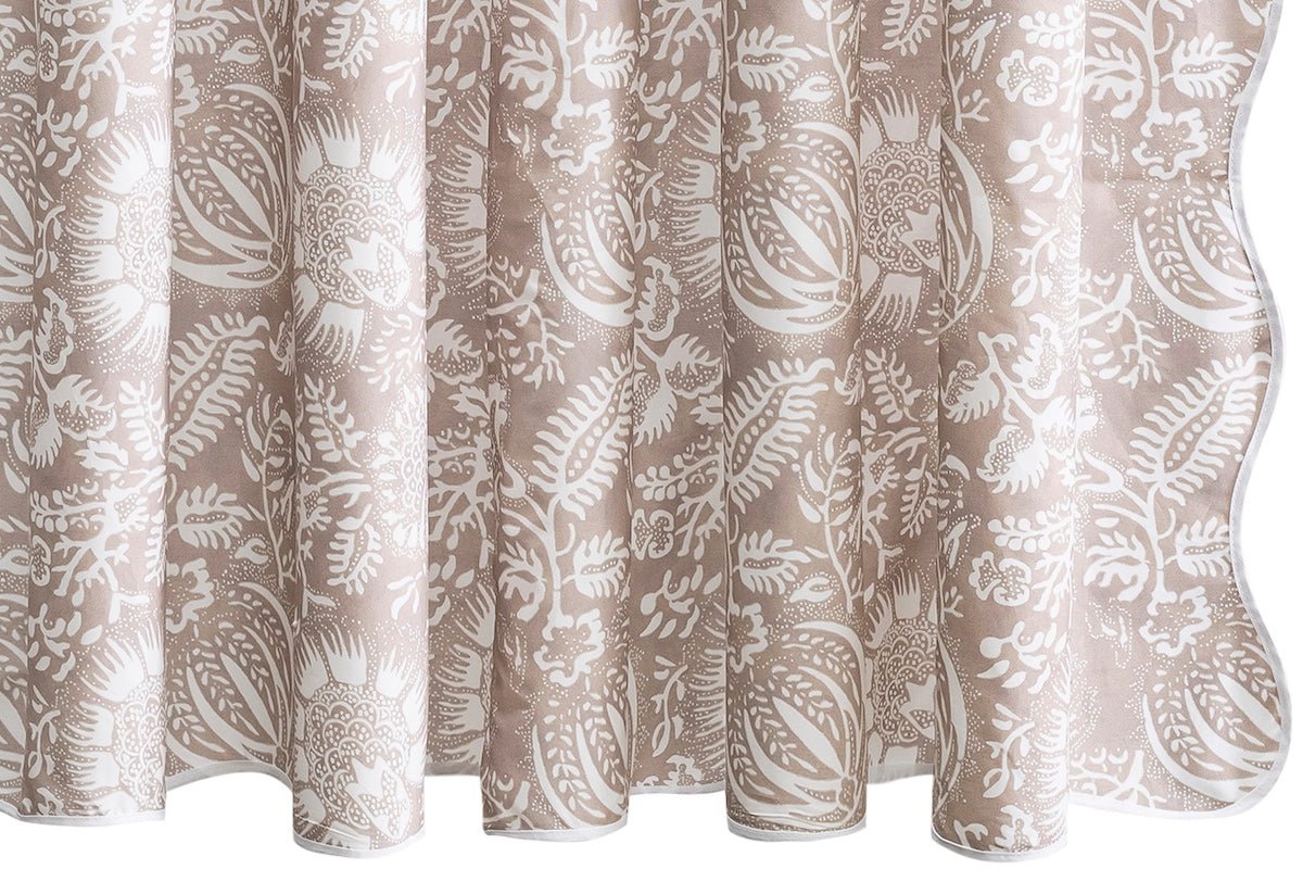 Shower Curtain - Granada Dune Shower Curtain by Matouk Schumacher - Bath at Fig Linens and Home